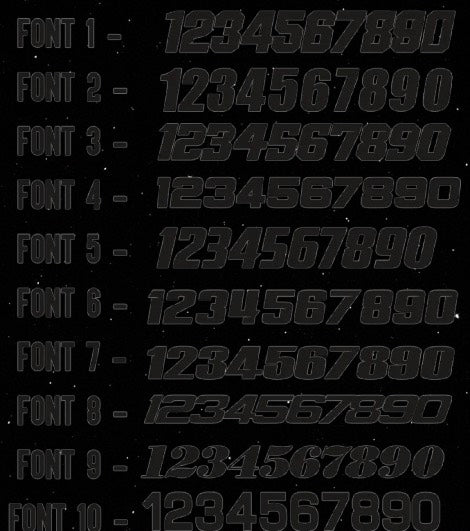 DNM fork guard decals